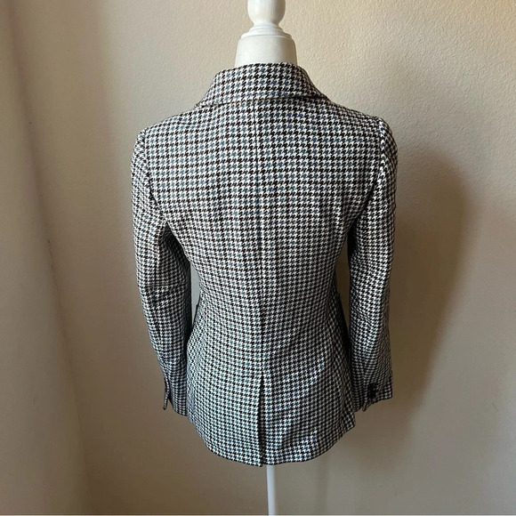 NWT Kate Spade Pop Houndstooth Blazer Jacket Size 0 - Picture 4 of 7